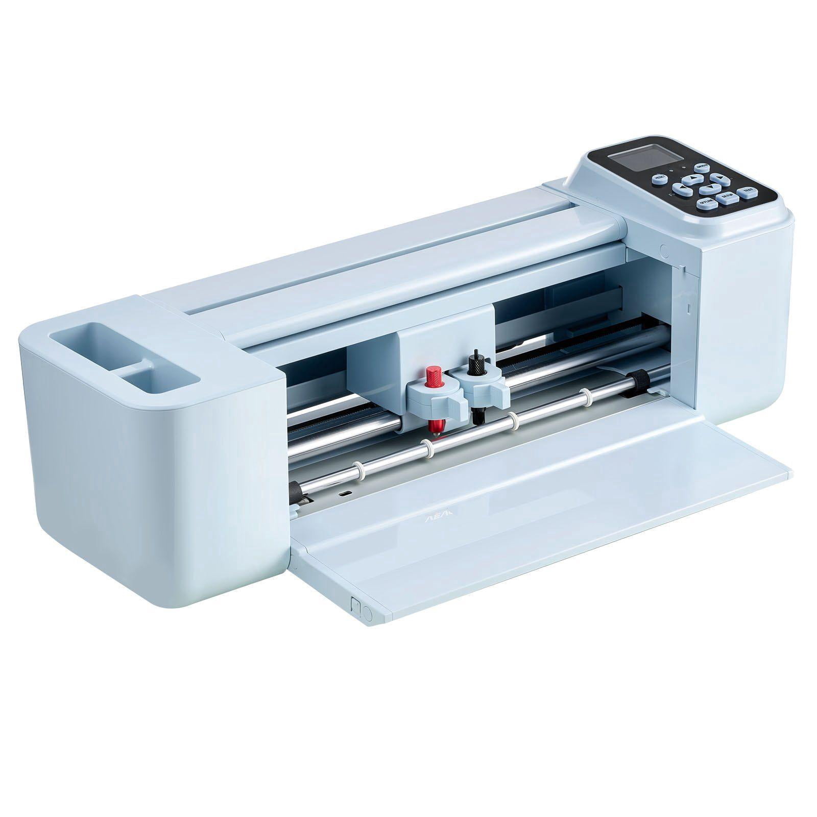 12 Inch Vinyl Cutting Machine with Button and Screen Control Includes Materials Tool Kit 5000 Built in Designs Compatible Mac Windows Android iOS for Crafts