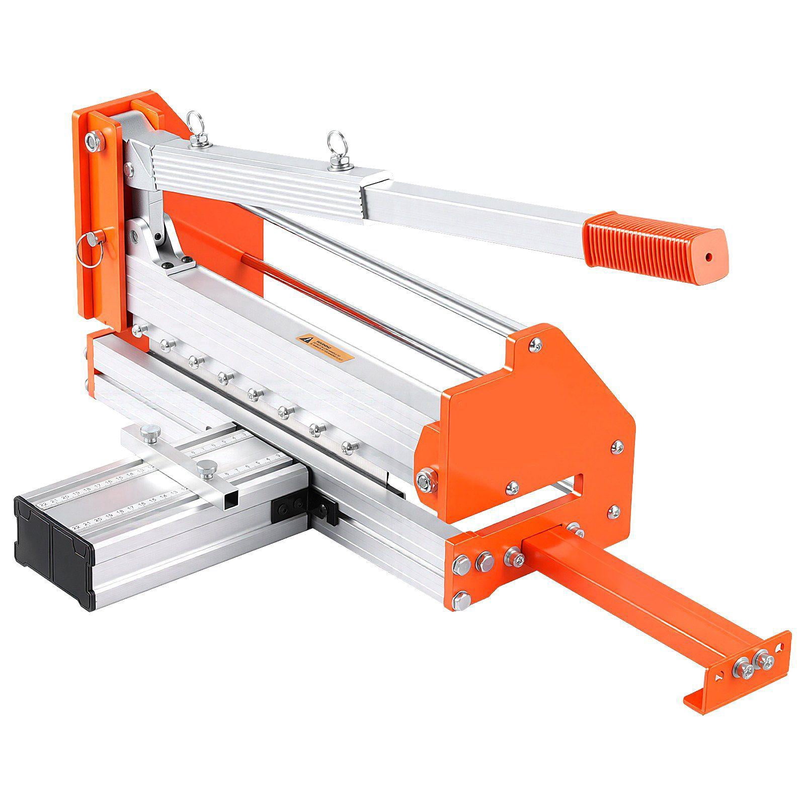 12 Inch Vinyl Floor Cutter 12mm Thick Laminate Flooring Cutter with Upgraded Labor Saving Aluminum Alloy Lever Telescoping Support Plate Cuts Engineered Wood LVT VCT SPC LVP WPC