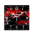 thumbnail image 2 of Chevrolet Genuine Parts 19” Neon Clock Sign – Red, Battery/Corded, Garage Decor 2 of 5