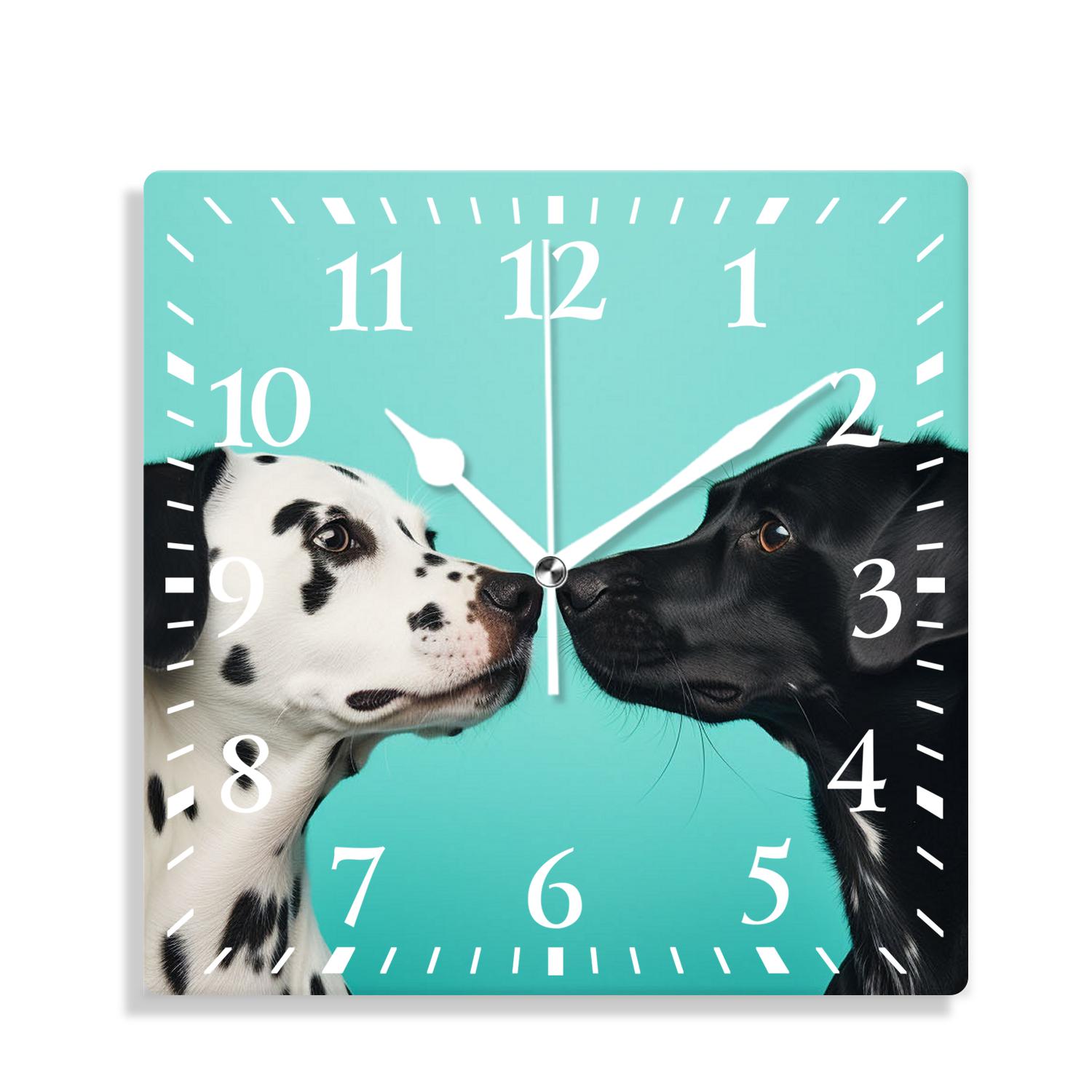 12 Inch Wall Clock Battery Operated Silent Clock Decorative for Office ...