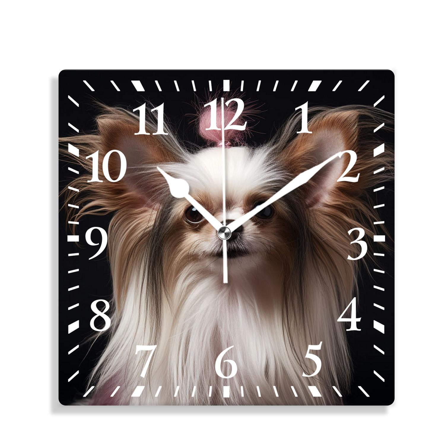 12 Inch Wall Clock Battery Operated Silent Clock Decorative for Office
