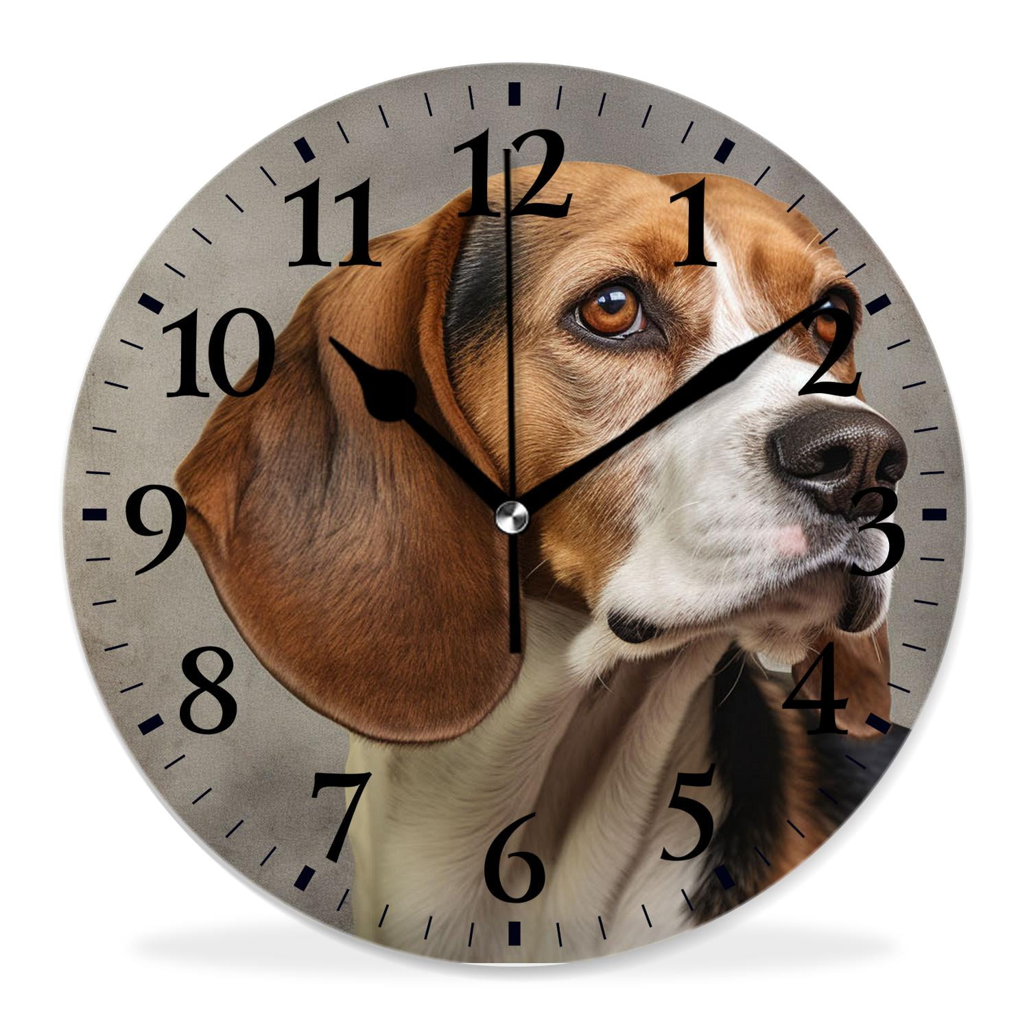 12 Inch Wall Clock Battery Operated Silent Clock Decorative for Office