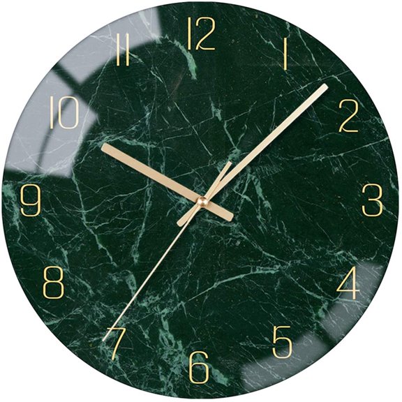 12 Inch Wall Clock Silent Non Ticking Wall Clock Quality Quartz Battery Operated Easy to Read for Home Office Classroom School Clock