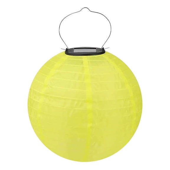 12 Inch Waterproof Solar Powered Lanterns Chinese Lantern LED Lamp Outdoor Decoration Balls Light Solar Lantern Party Decoration
