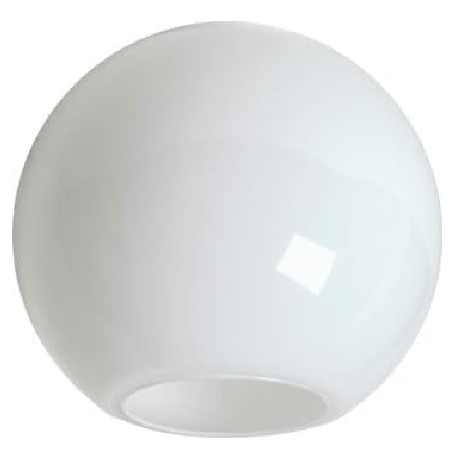 12 Inch White Acrylic with 5.25 Inch Neckless Opening - Walmart.com