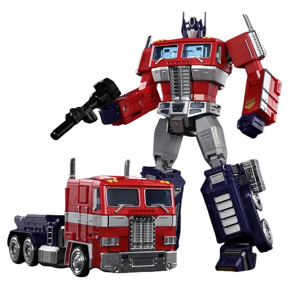 12 Inch XP10 Large Leader Convertible Robot Model, Prime Styling Alloy Accent Collectible Action Figure for Shelf Display (8898D)