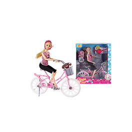 Barbie Holiday Fun Gift Set 3 Dolls Bicycle Skateboard Foosball Table Accessories Walmart