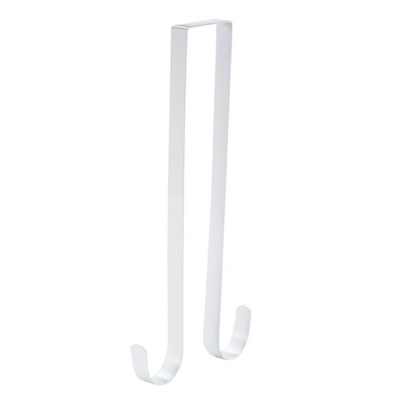 12 Inches Double Side Wreath Hanger Over The Door - Large Wreath Metal Hook for Christmas Wreath Front Door Hanger - Holds 2 Wreaths with This 2 Sided Hanger