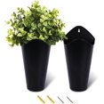 12 Inches Galvanized Wall Planters 2 Packs Metal Tin Wall Planters