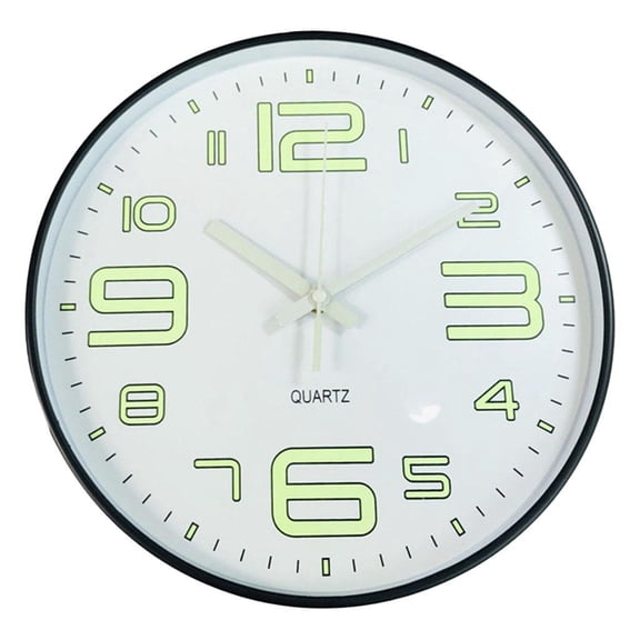 12 Inches Green Numbers Decoration Battery Operated, Silent and Accurat Large Number