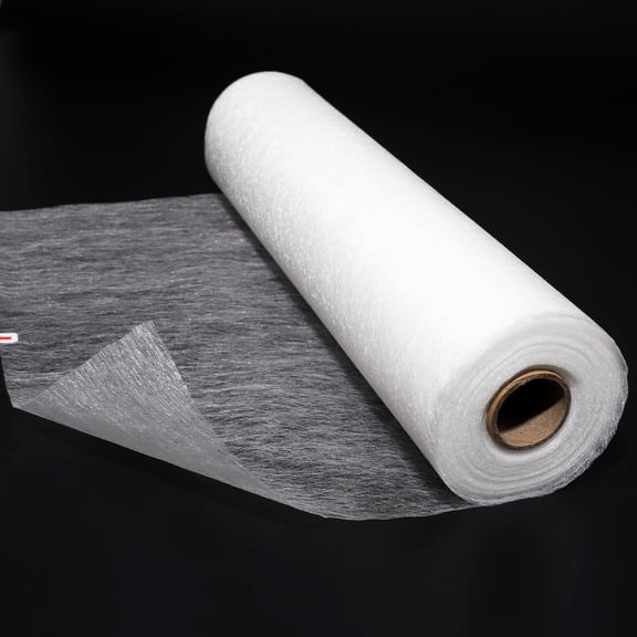 12 Inches x 20 Yards Double Sided Fusible Web, Light Weight Fusible Interfacing for Sewing Iron  Fusible Bonding Web for Fabric and DIY Craft Making