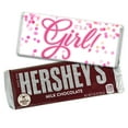 thumbnail image 1 of 12ct It's a Girl Baby Shower Candy Party Favors Hershey's Chocolate Bars by Just Candy, 1 of 2