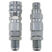 12 JIC Flat Face Hydraulic Quick Connect Coupler for Bobcat 7753 773 863 873 963 A220 S130 S150 S160 S175 S185 T190 T200 Skid Steer Loader