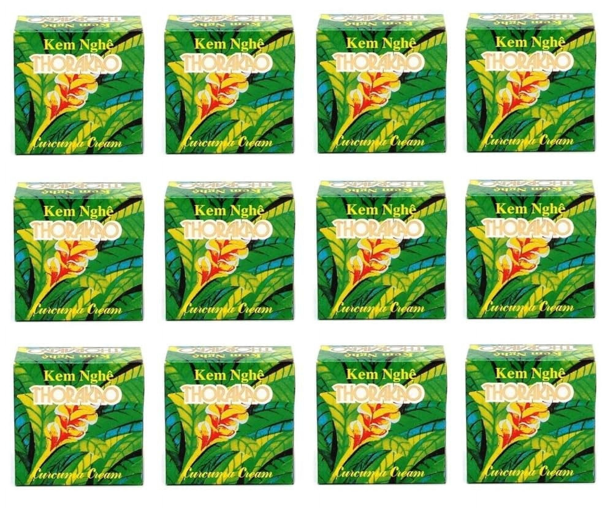 12 Jars Curcuma Cream 7 Grams. Turmeric Cream For Skin. Heal And