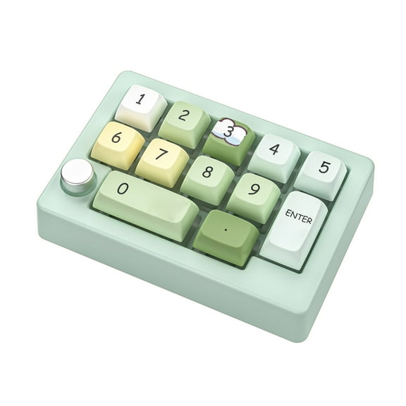 12 Key Macro Pad Mechanical Macro Keyboard 2.4Ghz 3Modes with Light