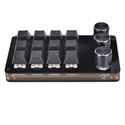 12 Key Macro Programmable Keyboard Mini Mechanical Gaming Macro Keyboard 3 Knob KeyPad Hot Swap Gaming Keyboard