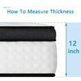 thumbnail image 1 of DalisTairy 12" King Hybrid Mattress Gel Memory Foam Pocket Spring Medium Firm Mattresses in a Box, 1 of 5