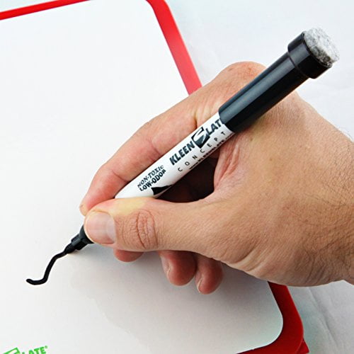 (12) KleenSlate 2Sided Customizable Whiteboard w/Clear Dry Erase