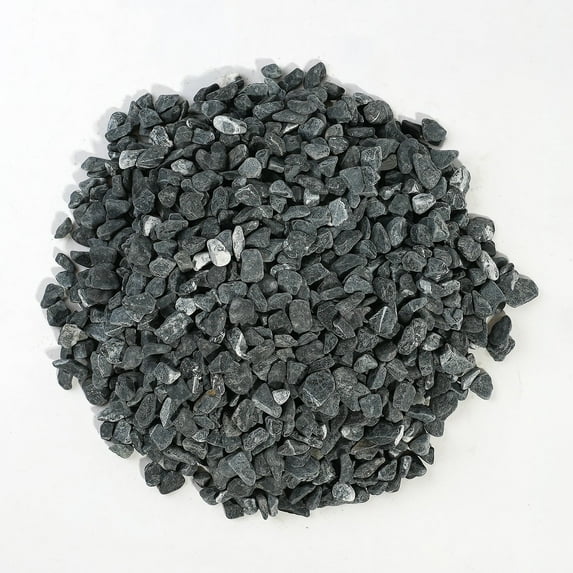 12 LBS River Rocks, StoneCreek, Decorative Garden Stones for Plant Landscaping, Polished Gravel Filler Pebbles, Black
