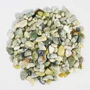 12 LBS River Rocks, StoneCreek, Decorative Garden Stones for Plant Landscaping, Polished Gravel Filler Pebbles for Home Decoration, Vases, Succulents, Flower Beds and Fish Tanks Jade, Medium
