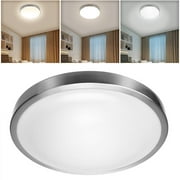 12" LED Flush Mount Ceiling Light, JACKYLED 18W Adjustable Color Temperature Dimmable Ceiling Light Fixture for Living Room, Kitchen, Bedroom