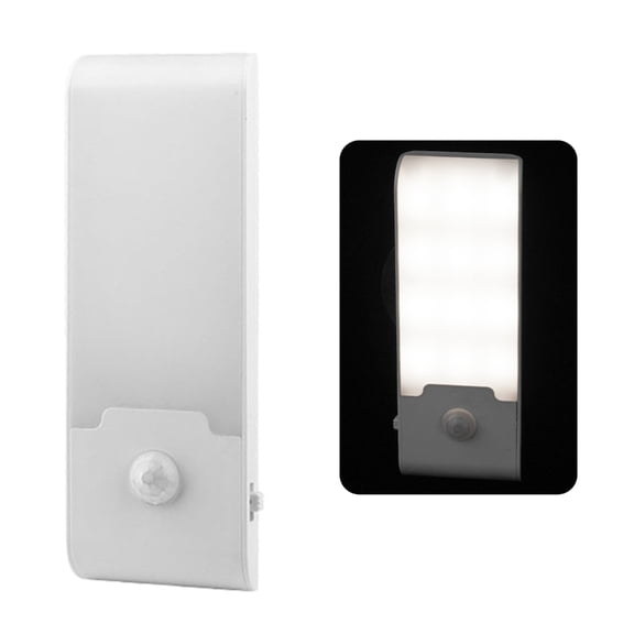 12 LED Induction Night Light with Magnetic Mounting Human Body Induction Wall Light for Cabinets Bedrooms Hallways