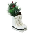 thumbnail image 1 of Northlight LED Lighted Ice Skates with Floral Arrangement Christmas Decoration - 12", 1 of 6