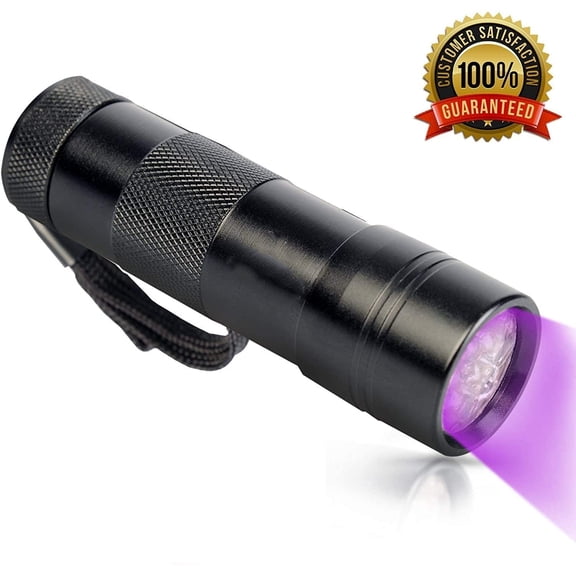 12 LED Pet UV Light Urine Stain Detector Blacklight Flashlight