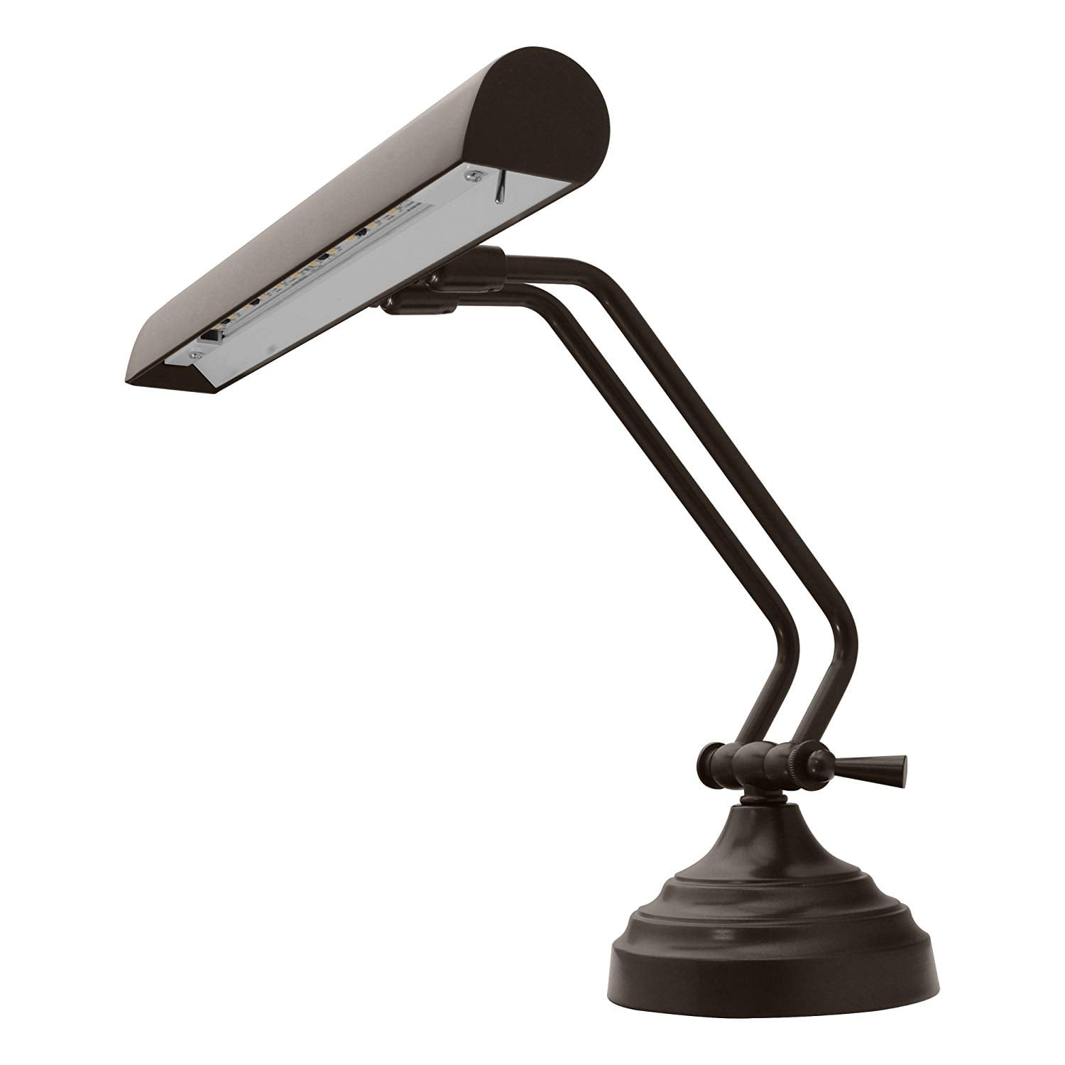 Mahogany Bronze Adjustable LED Piano Desk Lamp