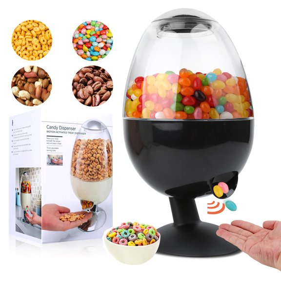 12"Large Automatic Candy Dispenser Machine,Vintage Motion Activated Candy Dispenser Touch Free,3 Distribution Options Desktop Auto Candy Dispenser for Office Desk,Home,Party