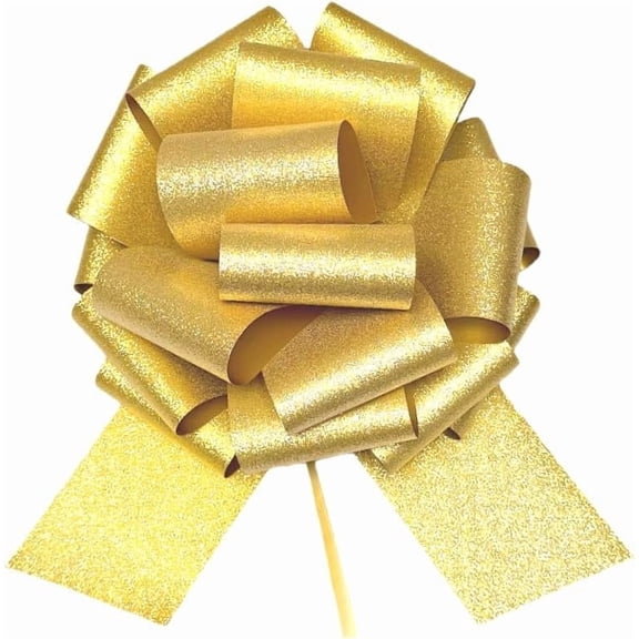 12" Large Bow,1pcs Glitter Big Bow Big Bow for Bow for Present Bow for Large appliances,Bikes,Table Decorations and Party Events Decoration (Large Glitter - )