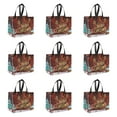 thumbnail image 1 of 12" Large Christmas Gift Bags Bulk 9Pack - Large Christmas Gift Bags with Handle Reusable Non-Woven Presents Wrapping for Holiday Xmas Shopping Size Christmas Bags for Gifts Party Supplies, 1 of 3