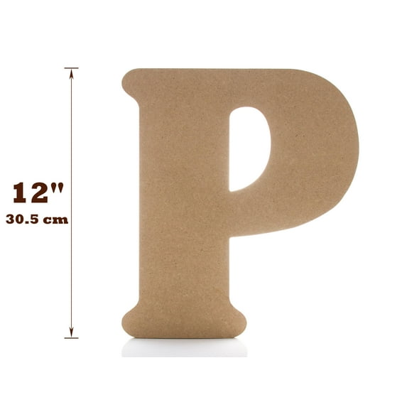 12" Large Wooden Letters - Premium MDF Wood Wall Letters