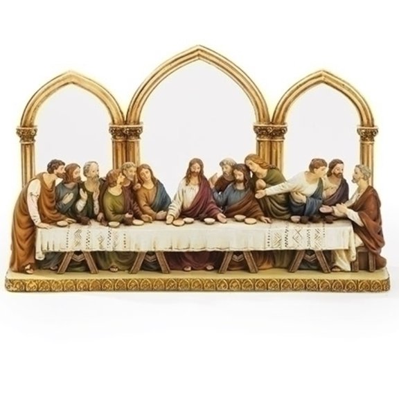 12" Last Supper Decorative Statue with Arches