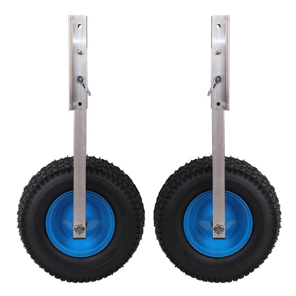 12" Launching Wheels 600LBS Boat Boat Transom Launching Wheel with 12 Inch Wheels Set for Inflatable Boat & Aluminum Boat