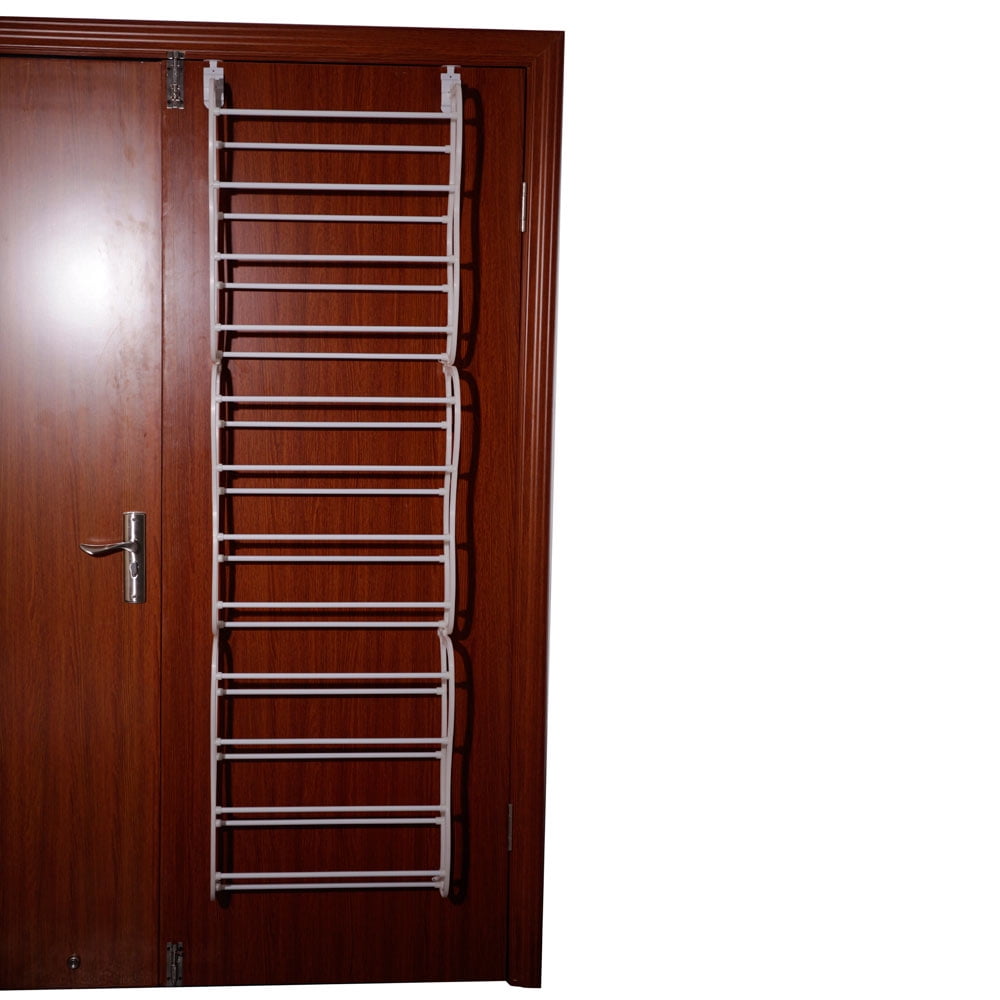 12 Layers Wall Mounted Shoe Rack White