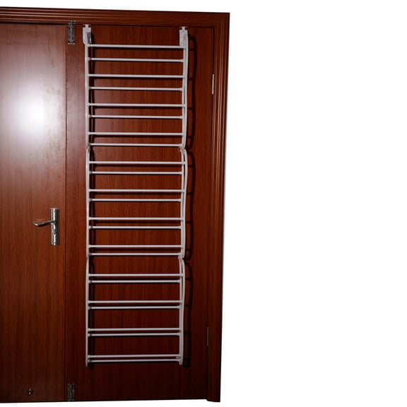 12 Layers Wall Mounted Shoe Rack White
