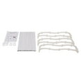 12 Layers Wallmounted Style Home Shoe Rack White