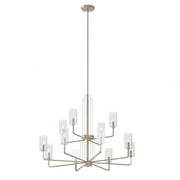12 Light 2-Tier Large Chandelier In Art Deco Style-32.25 Inches Tall And 40.5 Inches Wide Kichler Lighting 52412Pn