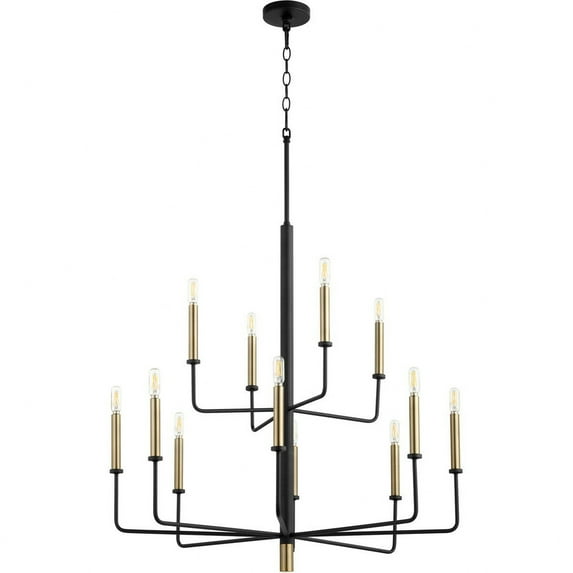 10968-Cyan lighting-Apollo - 12 Light Chandelier - 33 Inches Wide by 33 Inches High -Traditional Installation