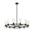 thumbnail image 1 of 12 Light Chandelier In Restoration Style-13 Inches Tall And 43.5 Inches Wide-Matte Black Finish Z-Lite 4008-12Mb, 1 of 2