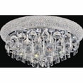 thumbnail image 1 of 12 Light Flush Mount with Chrome finish, 1 of 8