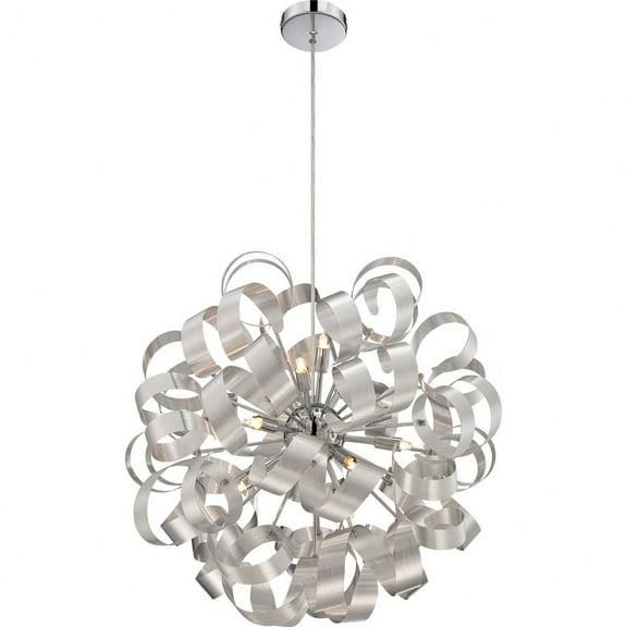 RBN2823MN Quoizel Lighting Ribbons - 12 Light Pendant-Millenia Finish    -Traditional Installation