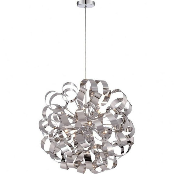 12 Light Pendant-Polished Chrome Finish Bailey Street Home 71-Bel-1759942