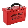 12Lock Lockbox Portable Cluster Lockbox Key Storage Device Lockset Red