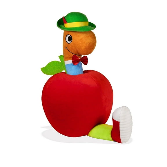 12 Lowly Worm Apple High Quality Plush Busy World of Richard Scarry Busytown