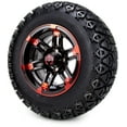 thumbnail image 1 of 12" MODZ® Aftershock Golf Cart Wheels and All Terrain Tires + Lift Kit Combo, 1 of 3