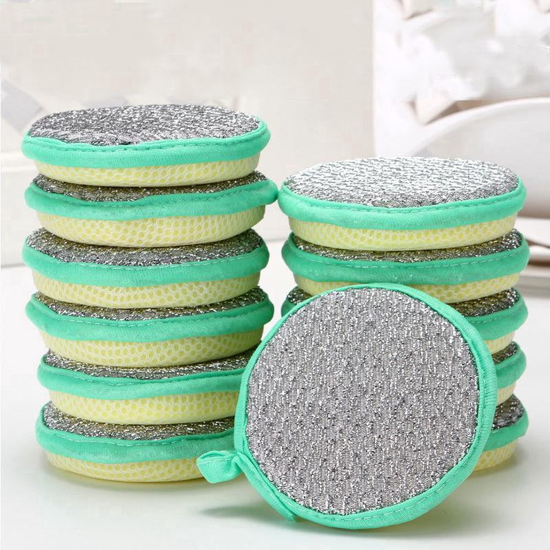 Micro Sponge 12 Magic Sponge Kitchen Dishwashing Antibacterial Microfiber Washable ...