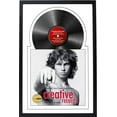 thumbnail image 1 of Creative Picture Frames 16"x24" Jukebox Vinyl Black Frame Display with Double White-White Matting, LP Record Albm Frame for Wall Décor, 1 of 5