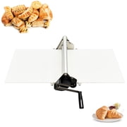 12" Manual Dough Sheeter Hand Stainless Steel Pastry Machine Croissants Fondant Puff Pastry Maker